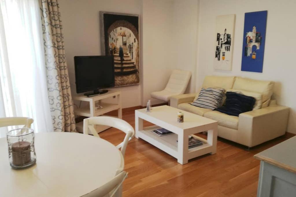 Apartamento Sanxenxo, 30 Metros Playa, Centrico. Luaran gambar