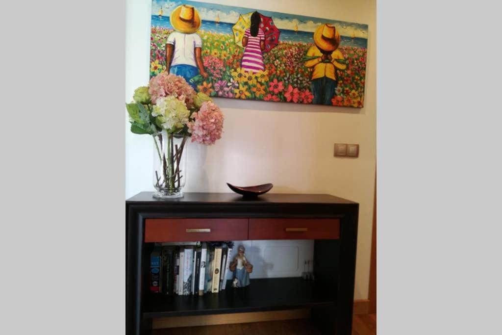 Apartamento Sanxenxo, 30 Metros Playa, Centrico. Luaran gambar